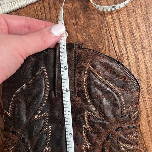 Dan Post Brown 14inch Women’s Cowboy Boots - Size 9.5 - Picture 10 of 10
